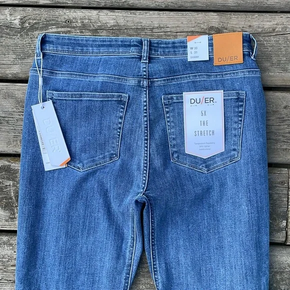 NWT DU/ER Duer Performance Denim Skinny Indigo - Picture 13 of 16